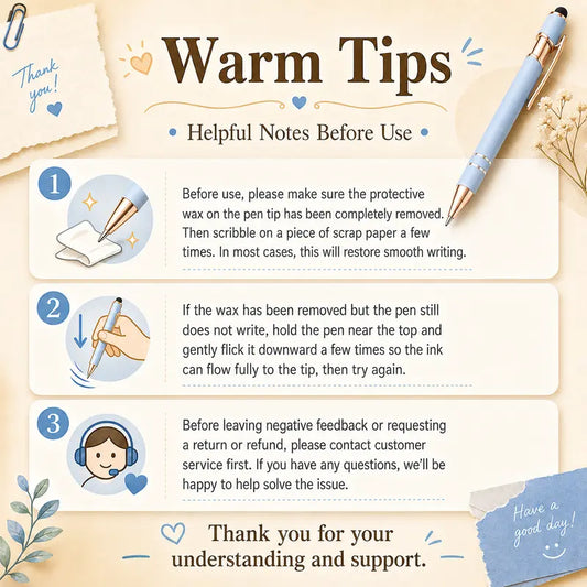 7-Pack Black Writing Pens & Refills (0.5mm Fine Point) - Smooth Gel Ink, Aesthetic Chic Office Accessories with Stylus Tips, Soft-Touch Barrel, Rose Gold Accents, Metal Clip - Ideal for Back to School, Office Use