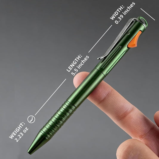 SMOOTHERPRO Click Fidget Aluminium Pen Compatible with Parker Refills,Black