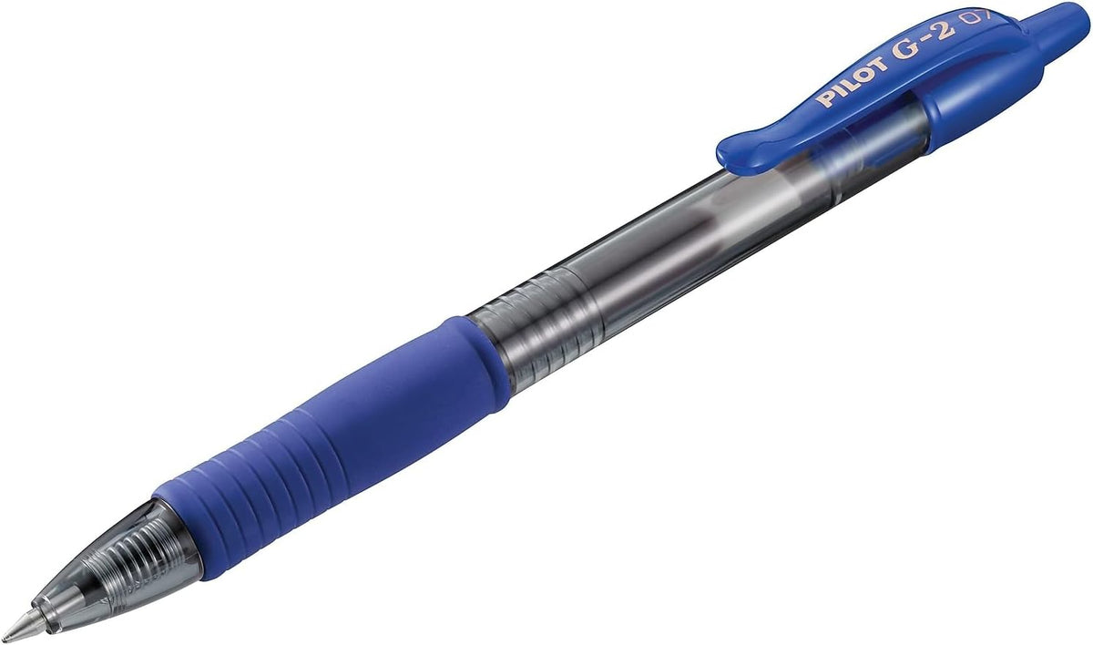 PILOT G2 Premium Gel Pens, Fine Point 0.7mm, Blue Ink, 12-Pack