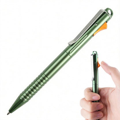 SMOOTHERPRO Click Fidget Aluminium Pen Compatible with Parker Refills，Black