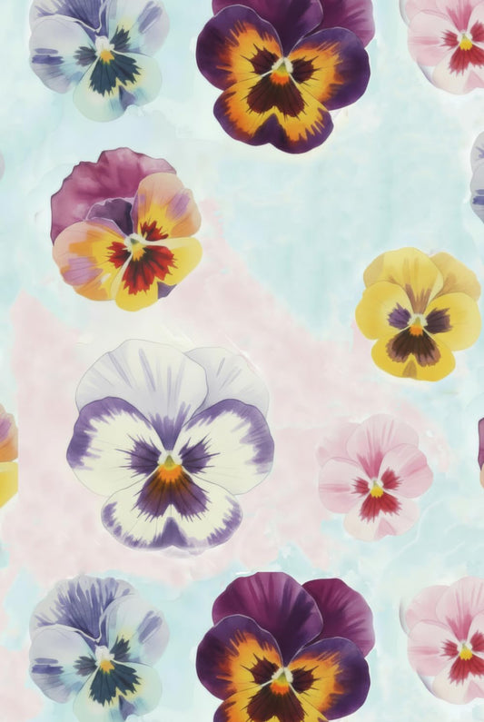 Pansies: A Lined Notebook
