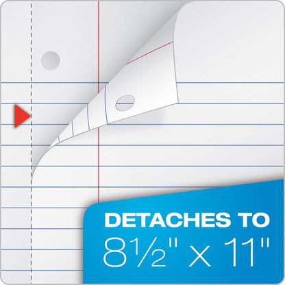 Oxford Spiral Notebook 3 Pack, 1 Subject, College Rule Journal, Durable Plastic Covers, 1 Pocket, 8.5 x 11 inch, 100 Sheets, Blue, Red, Green, 3 Pack (89801)