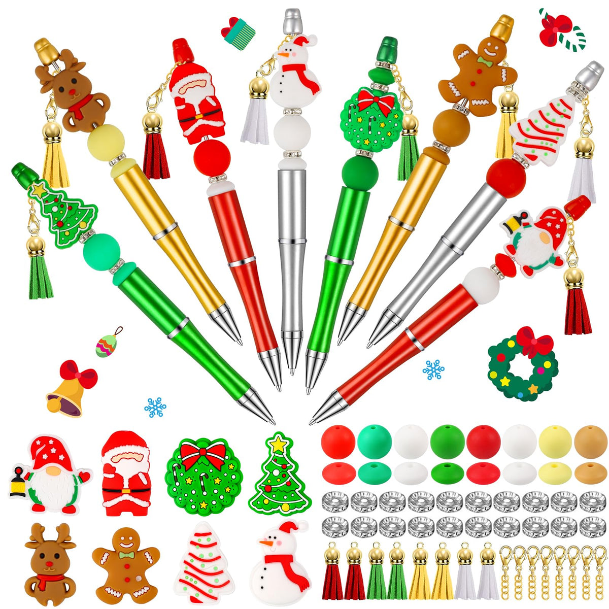 CZWZ 24Pcs Mini Multicolor Pens in One 4-in-1 Cute Pens Bulk for Kids, Fun Kawaii Ballpoint Pens for Birthdays and Children's Party Favors Gifts Teacher School Supplies
