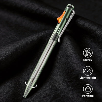 SMOOTHERPRO Click Fidget Aluminium Pen Compatible with Parker Refills，Black